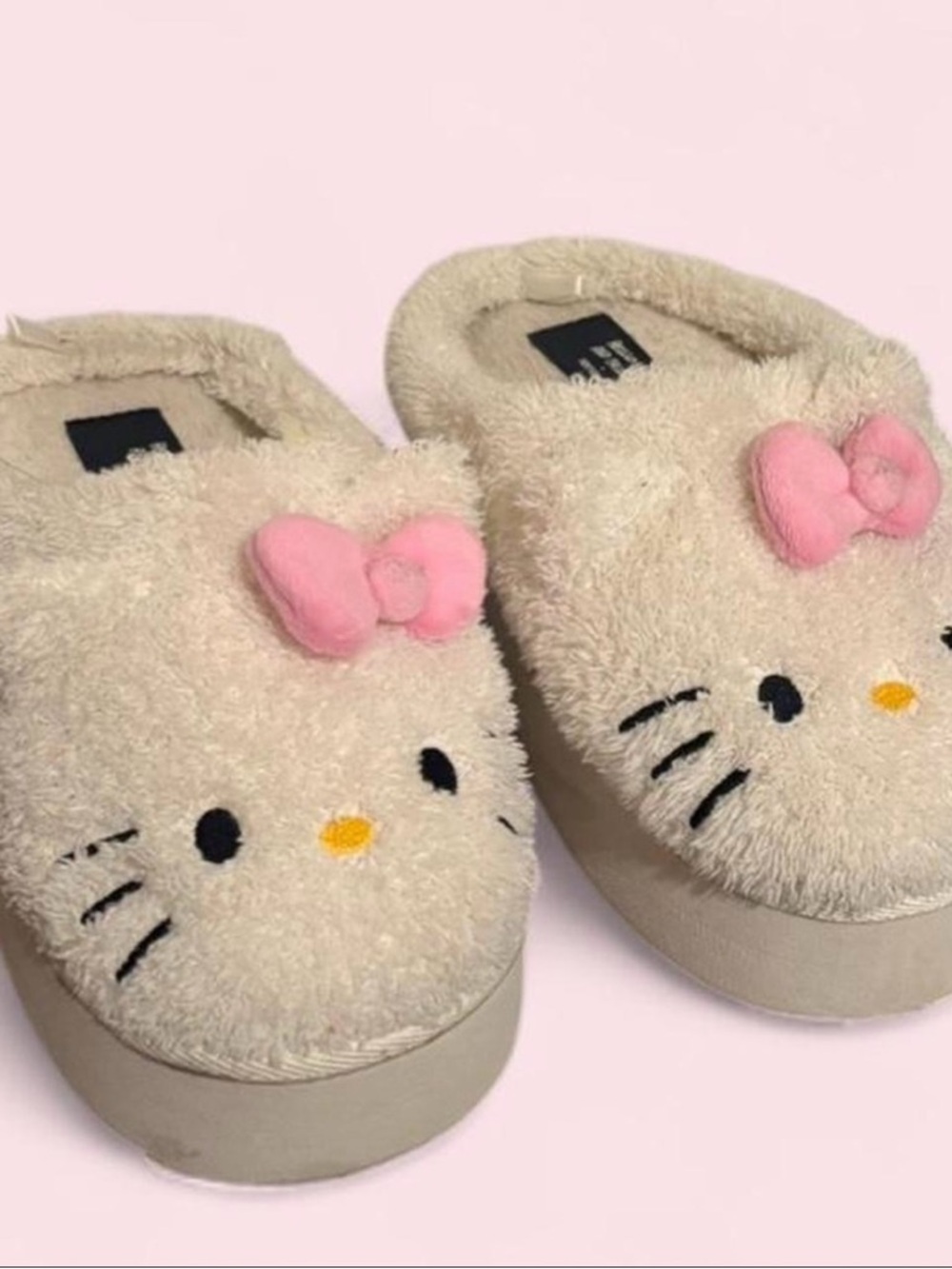 Sanrio Hello Kitty Black Label with Pink Bow Accent